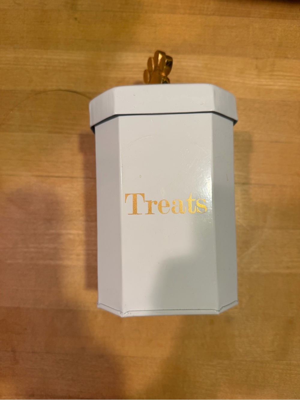 HomeGoods Paw Print Treat Tin